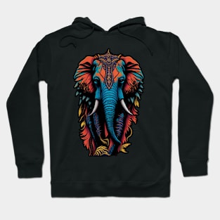 Serenity in Herds: Finding Peace with Elephant Kin Hoodie